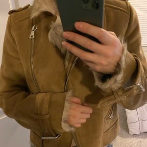 Zara fur jacket
